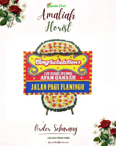 Sewa Papan Bunga Sambelia